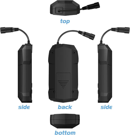 Portable Water Fish Finder Transducer Wired Handheld Depth Finder Sonar LCD Display Fish Finders Kayak FF068