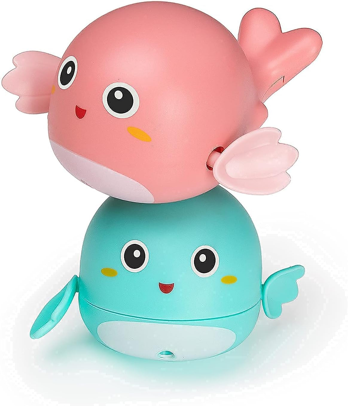 Bath Toys, 6 Pack Baby Bath Toys for Toddlers 1-3, Floating Wind-Up Toys Swimming Pool Games Water Play Set Gift for Bathtub Shower Beach Infant Toddlers Kids Boys Girls Ages 4-8 Years Old