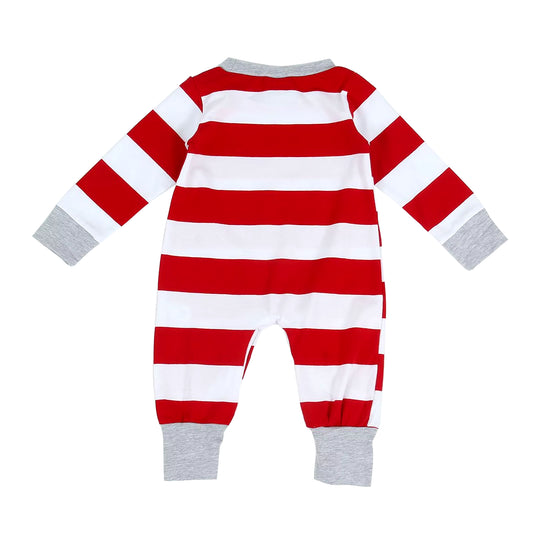 New Christmas Family Pajamas Set Long Sleeve Tops with Pants for Women Men Stripe Design Christmas Sleepwear Set Pyjama Femme